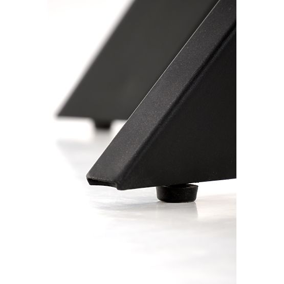 EDGAR miza, plošča - oreh, noge - črne (2p=1ks)