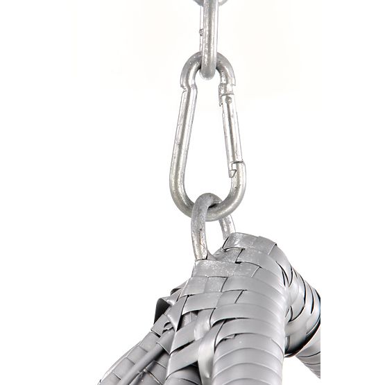 EGGY vrtni stol sivo / črno (3p=1ks)