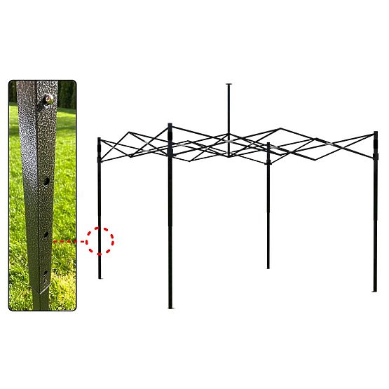 Ekspresni poslovni paviljon 3x3 m moder