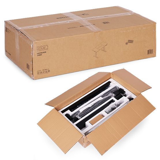 Električno nastavljiva miza 140x70 cm, nastavljiva višina 76-121 cm ModernHome