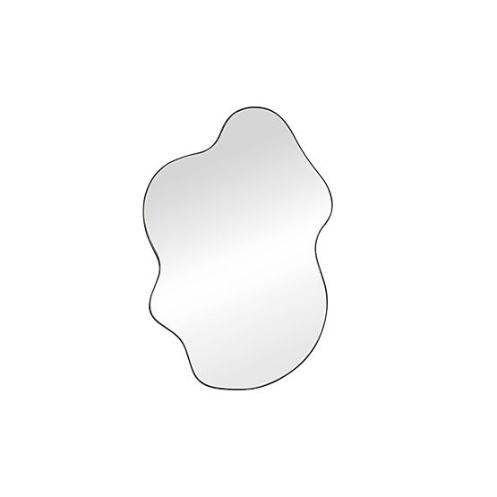 ESSENT stensko ogledalo, črno (1p=1kos)