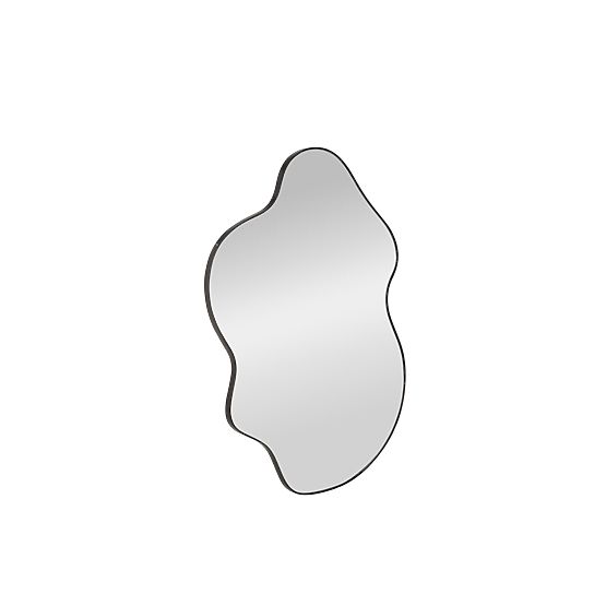 ESSENT stensko ogledalo, črno (1p=1kos)