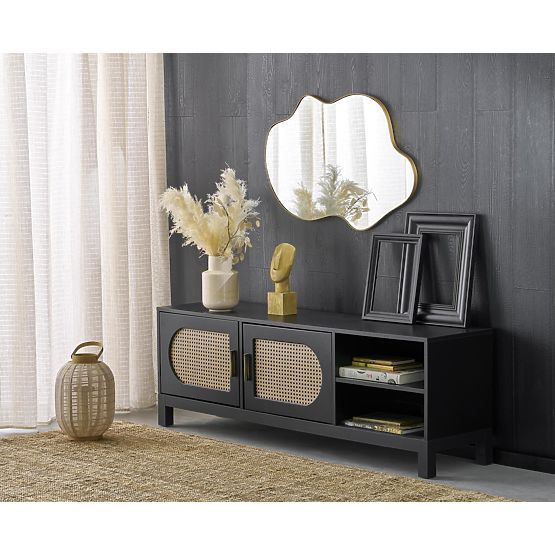 ESSENT stensko ogledalo, zlato (1p=1ks)