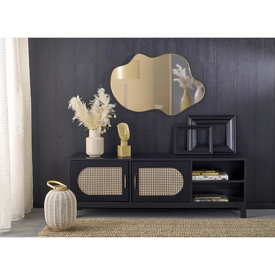 ESSENT stensko ogledalo, zlato (1p=1ks)