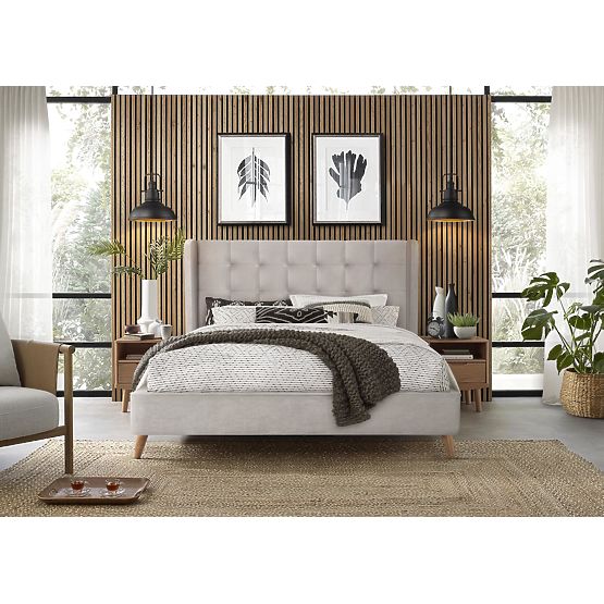 ESTELLA 160 cm postelja bež (4p=1ks)