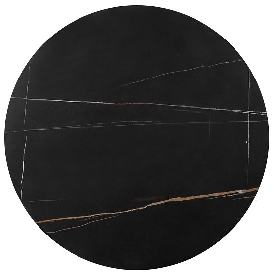 FATIMA komplet 2 mizic, črni marmor / zlata (1p=1ks)