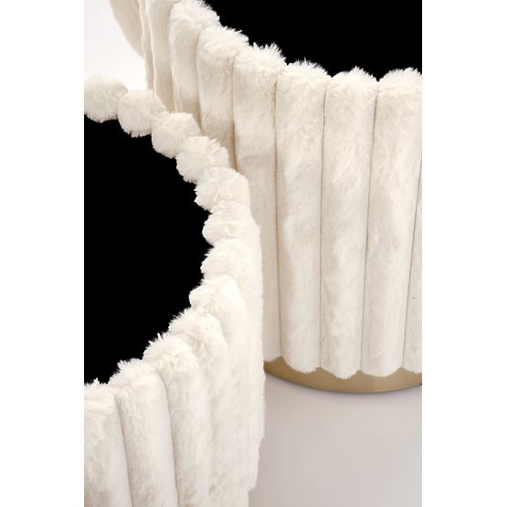 FIDO komplet 2 taburejev, krem/zlata (1p=1komplet)