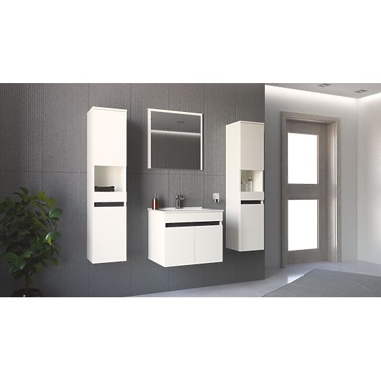 FIGARO Omarica pod umivalnik 60/2D bela (1p=1ks)