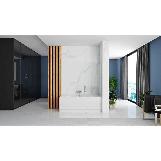 Fiksna kopalniška pregrada Rea Lagos Fix 70 Chrome