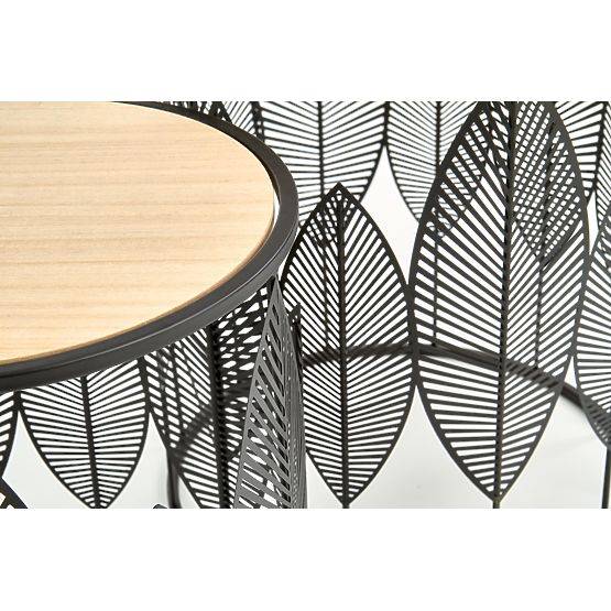 FOLLA komplet 2 klopi črna / naravna (1p=1kos)