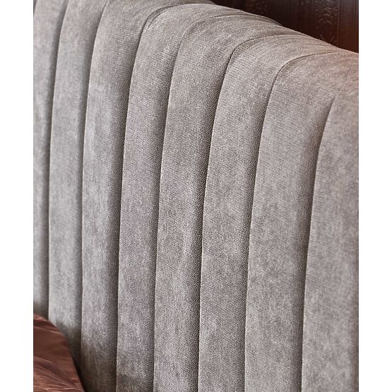 FRANCESCA 160, postelja, svetlo siva (3p=1ks)