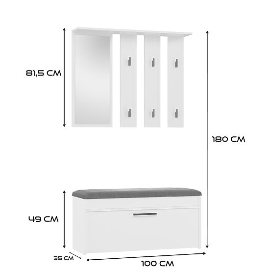Garderobna omara Parma PARMA BELA