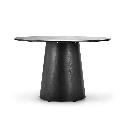 GINTER okrogla miza, črna (2p=1ks)