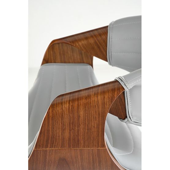 H123 barski stol siva / orehova (1p=1ks)