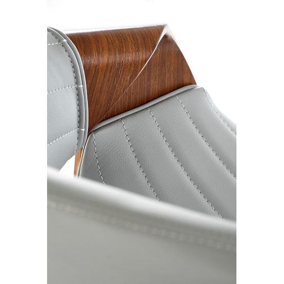 H123 barski stol siva / orehova (1p=1ks)