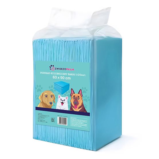 Higienski vložki za živali BARRY 60x90 100 kos
