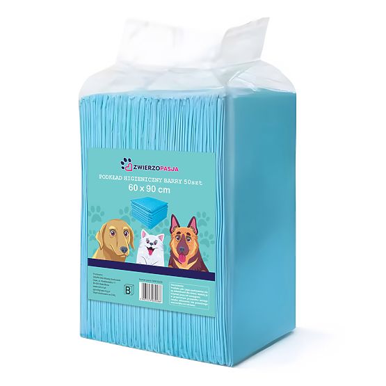 Higienski vložki za živali BARRY 60x90 50 kos