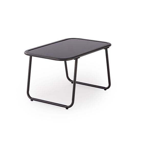 HUDSON, vrtna garnitura (kavč, 2x naslanjač, miza), siva / rjava (1p=1set)