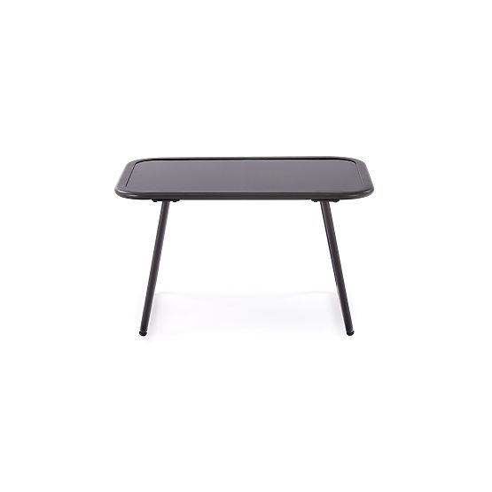 HUDSON, vrtna garnitura (kavč, 2x naslanjač, miza), siva / rjava (1p=1set)