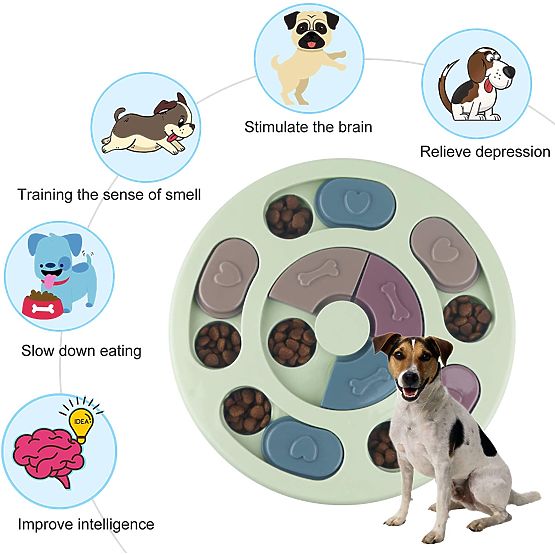 Igra Puzzle igrača za psa in mačko Pluto morska