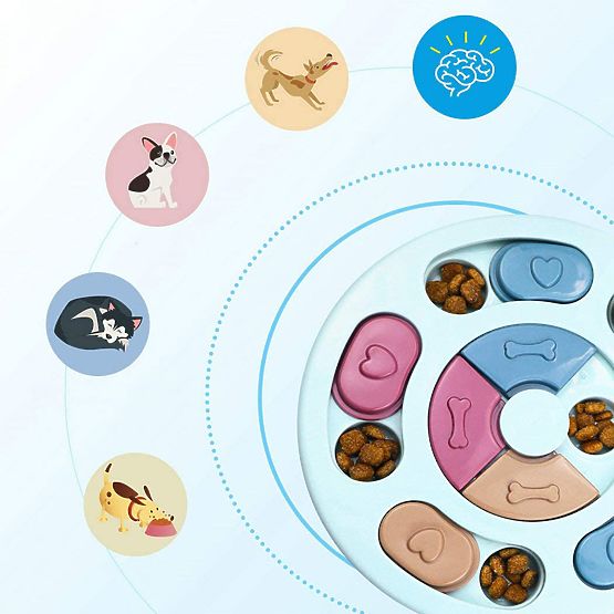 Igra Puzzle igrača za psa in mačko Pluto morska