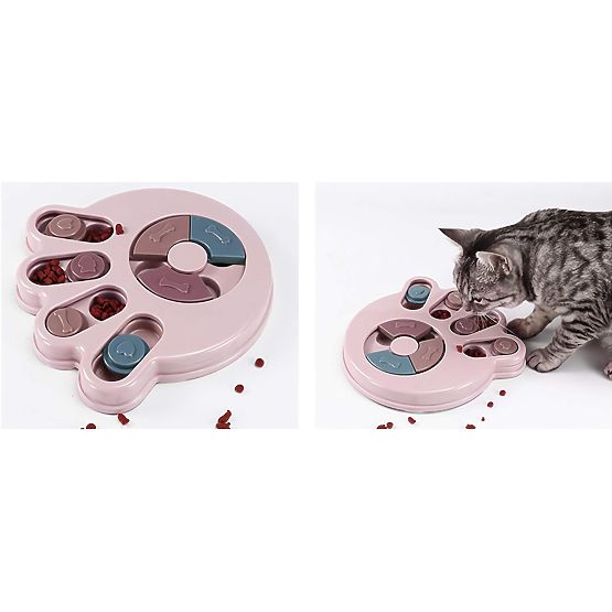 Igra Puzzle igrača za psa mačko Brady roza