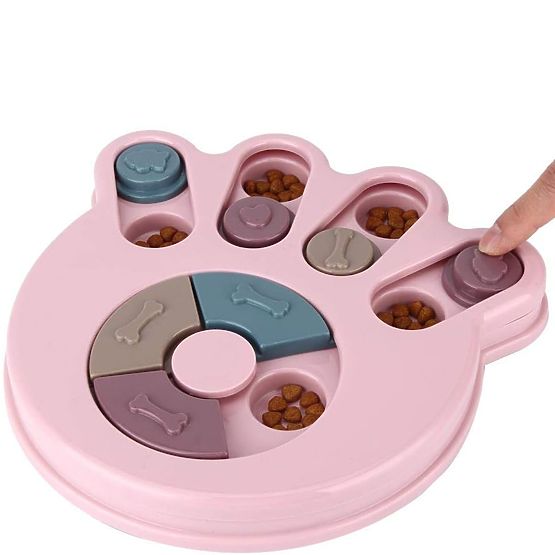 Igra Puzzle igrača za psa mačko Brady roza