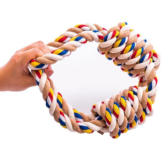 Igrača za vlečenje z vozli WALLY 60 cm