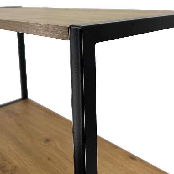 INDUSTRIJSKI REGAL 800 ČRNA/DUB ARTISAN