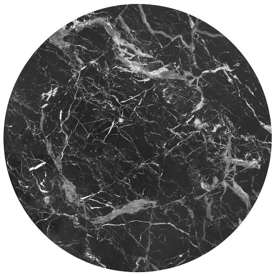 JAVA komplet 2 klopi, črni marmor / črna (1p=1ks)