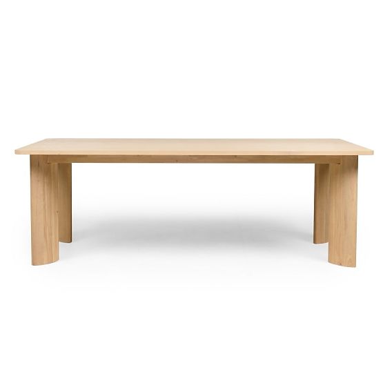 Jedilna miza Bali 220 cm, kremno bela