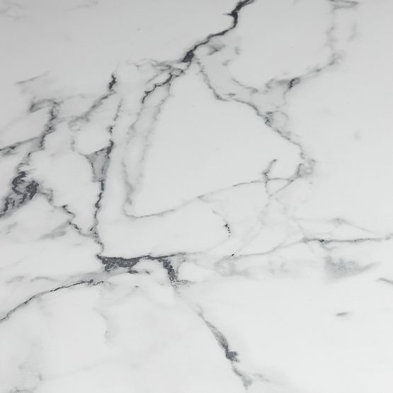 Jedilna miza Kairo 120 cm, okrogla, temno bež, marmor