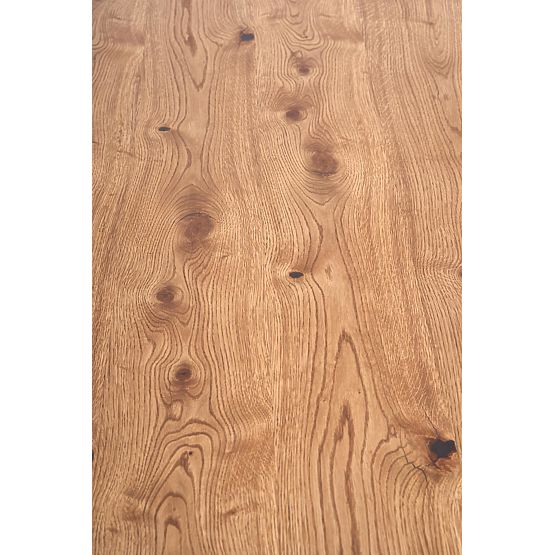 Jedilna miza PEREZ - svetli hrast/črna