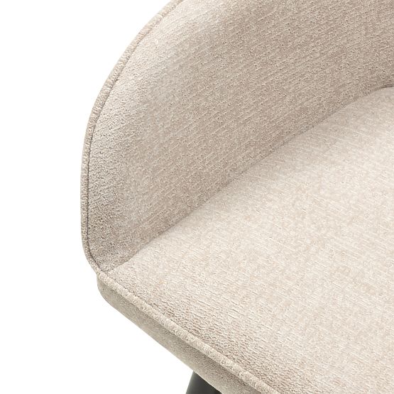 Jedilni stol Berisso, cappuccino/črne noge