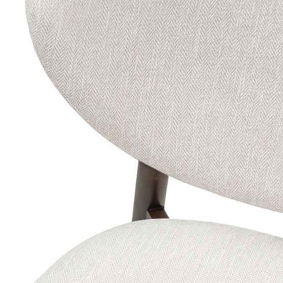 Jedilni stol Domenico bež/oreh