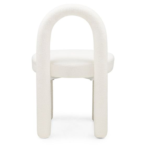 Jedilni stol Ivo, ecru, boucle