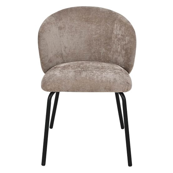 Jedilni stol Larisa, rjava/črne noge