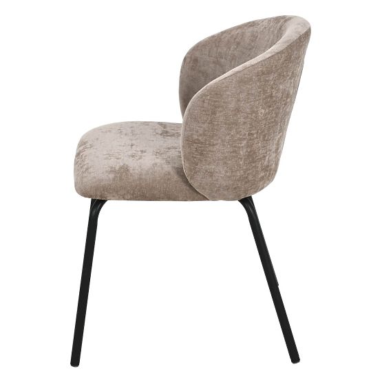 Jedilni stol Larisa, rjava/črne noge