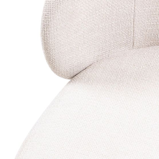 Jedilni stol Larisa, svetlo bež/črne noge