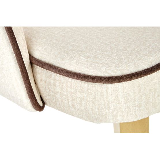 Jedilni stol MARINO - meden hrast/krem