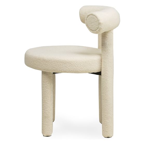 Jedilni stol Pedro 2.0, krem, boucle