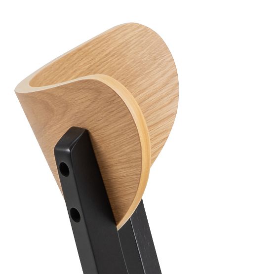 Jedilni stol Roxby črna/hrast