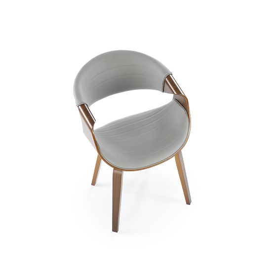 K544 stol siva / orehova (1p=1ks)