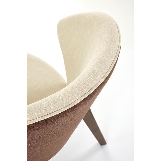 K583 stol, oreh / rjava / bež (1p=2kos)