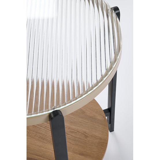 KAMALA S miza, naravna / črna (1p=1kos)