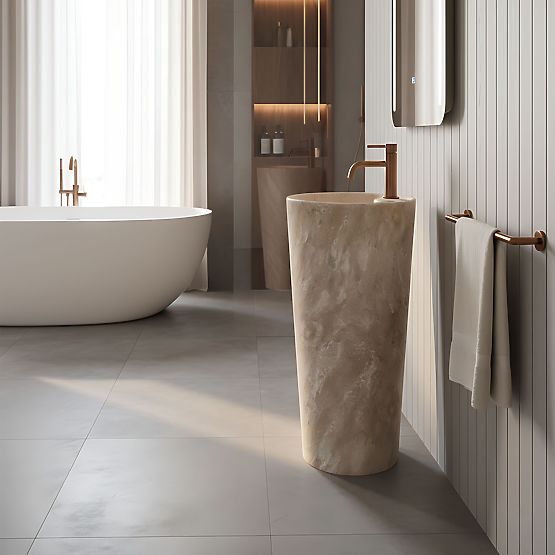 Keramično Samostoječe Umivalnik Blanka Savana Matt