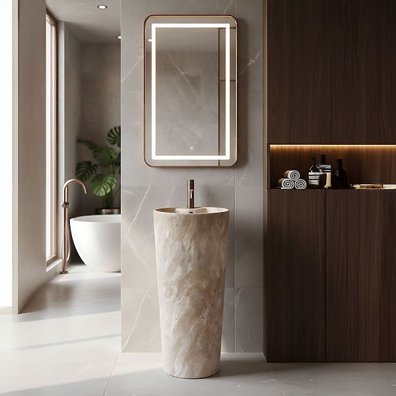 Keramično Samostoječe Umivalnik Blanka Savana Matt