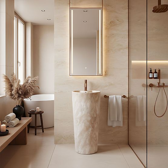 Keramično Samostoječe Umivalnik Blanka Savana Matt