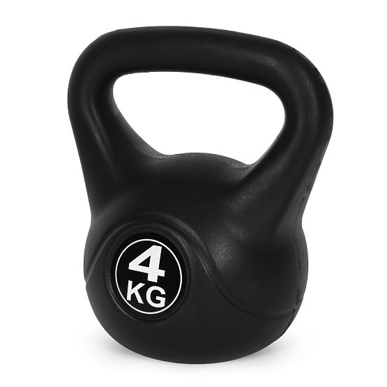 Kettlebell utež 4 kg za vadbo krogla teža fitnes ModernHome
