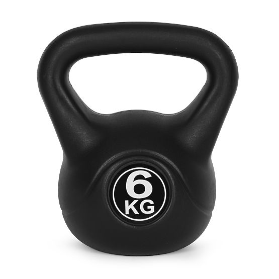Kettlebell utež 6 kg za vadbo krogla teža fitnes ModernHome